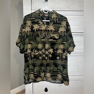 Harley-Davidson Men's Palm Tree Graphic Shirt